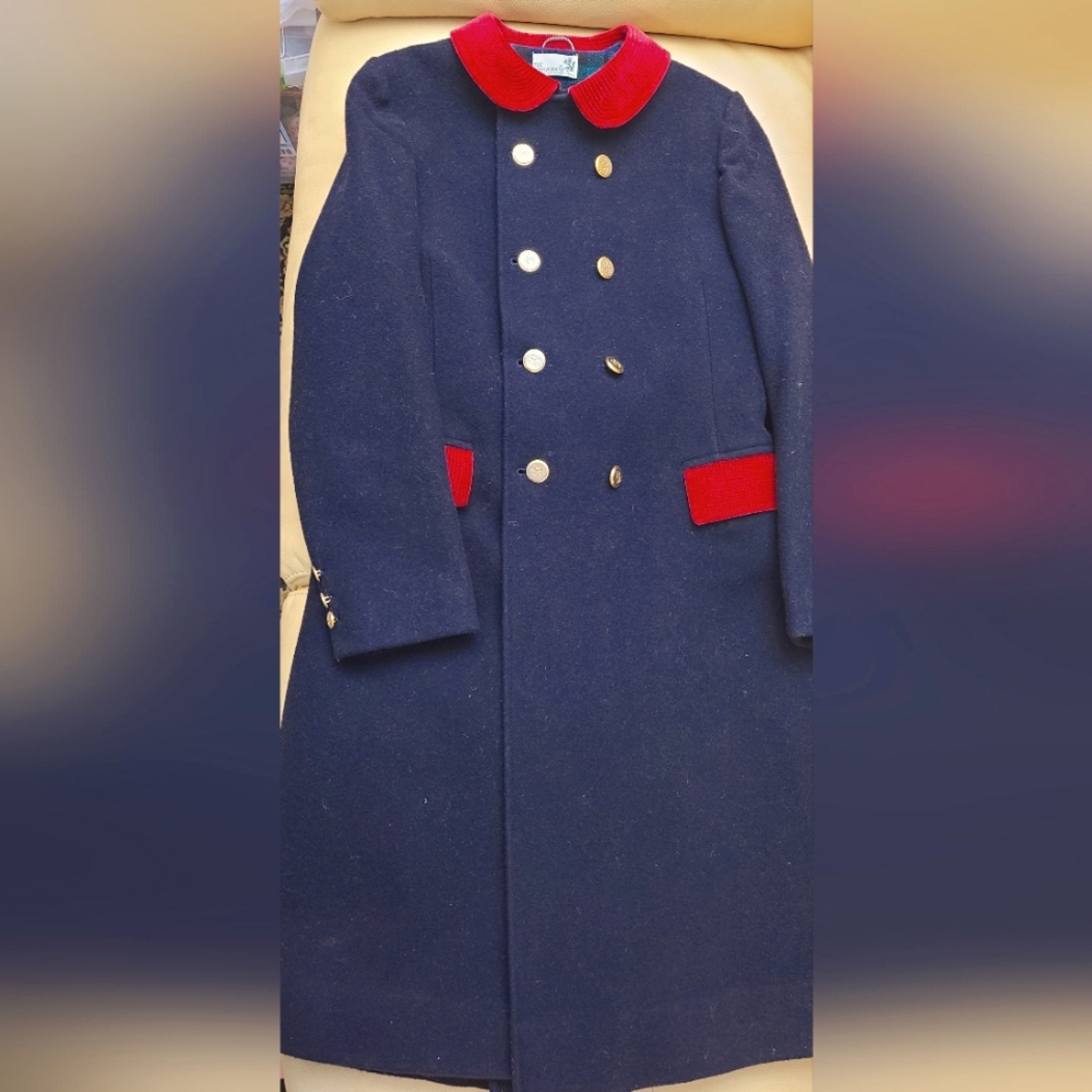 Kid's wool coat